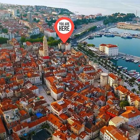 Terazza Grande In Diocletian Tower Apartment Split Bagian luar foto