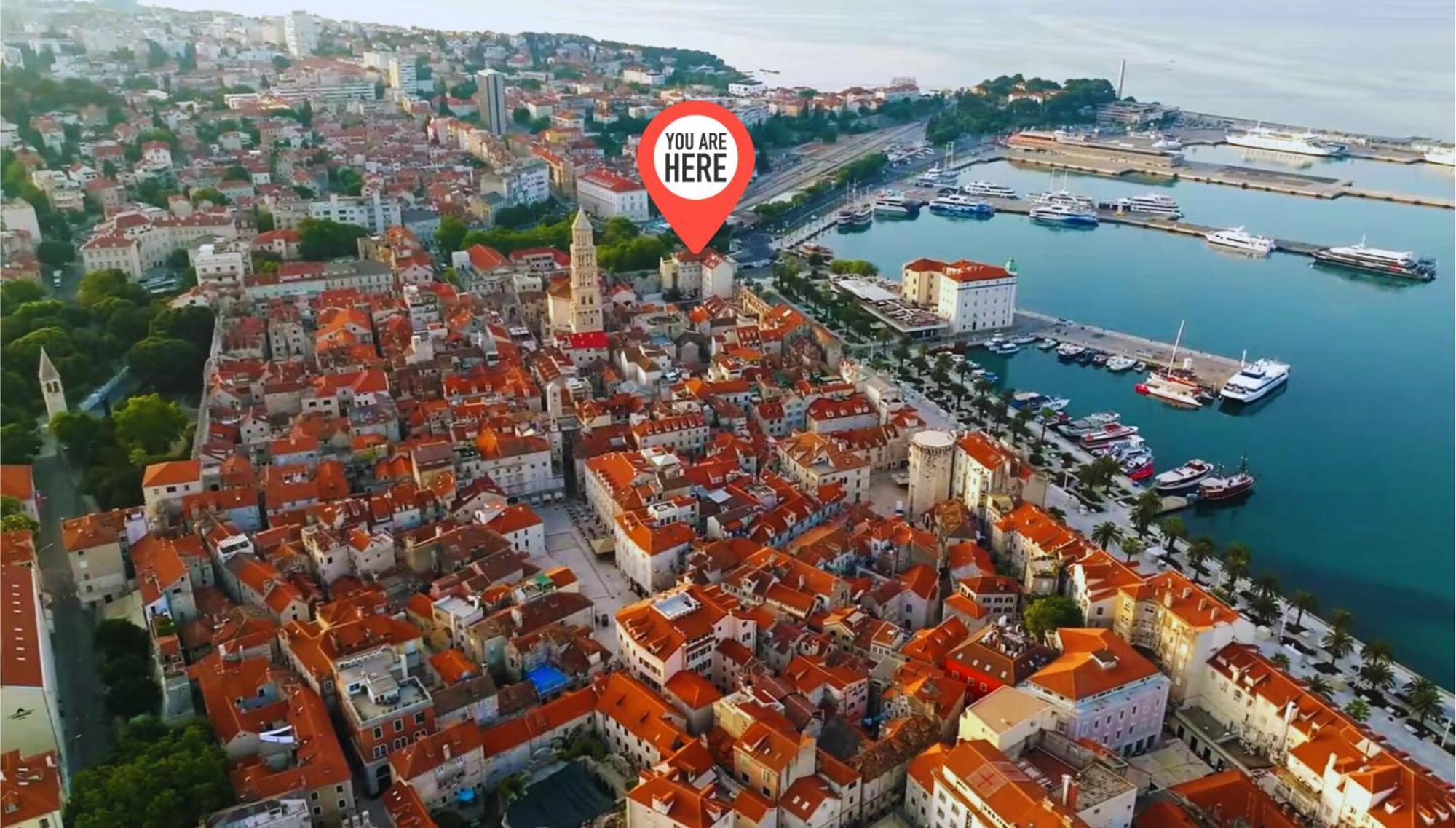 Terazza Grande In Diocletian Tower Apartment Split Bagian luar foto