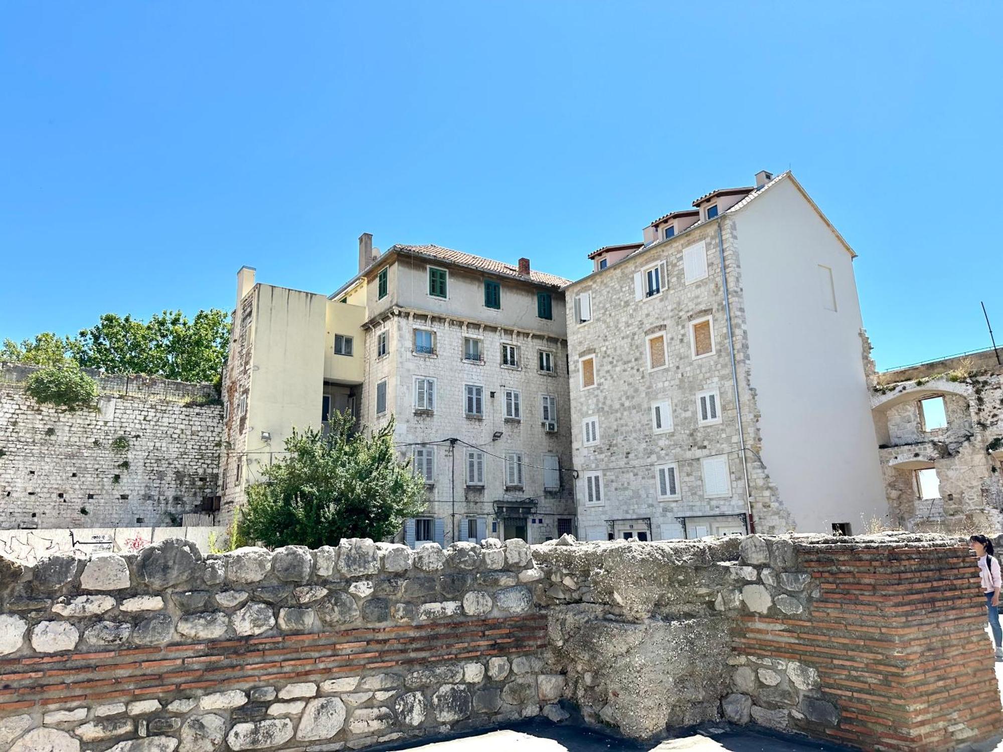 Terazza Grande In Diocletian Tower Apartment Split Bagian luar foto
